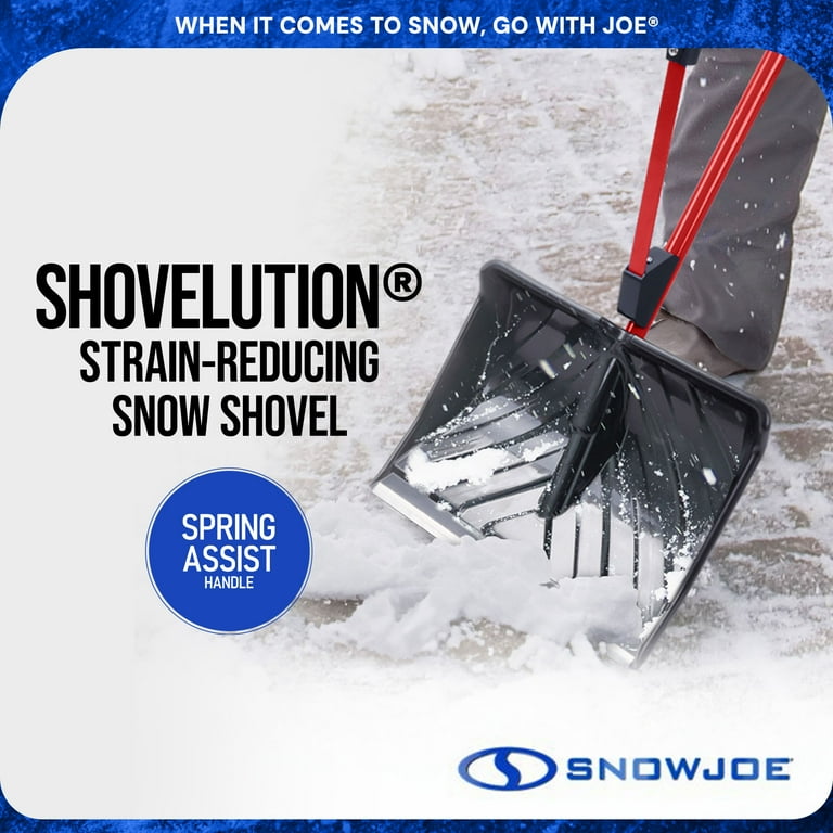 Snow Joe Shovelution 18-inch Strain-Reducing Snow Shovel with