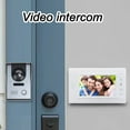 thumbnail image 3 of Wired Video Intercom Doorbell System, Video Doorbell Camera with 2 Monitor 7 Inch Color Screen, Video Door Entry System with Dual Way Intercom, 120º Wide Angle, 6 Infrared LEDs, 3 of 7
