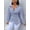 Royal Blue, variant on Women's Striped Print Button Front Shirt,Asymmetrical Hem ,Batwing Sleeve,Wrap Blouse,Fall Outfits,Long Sleeve,Winter Clothing,Elegant,Daily Commuting,Going Our,Casual,Long Sleeve Tops
