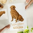 thumbnail image 3 of Lantern Press 1000 Piece Jigsaw Puzzle, Golden Retriever, Life is Better, White, 3 of 5