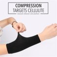 thumbnail image 6 of Prolriy Slimming Arm Shaper Shaperwear Arm 420D Slimming Elastic Women Sleeves Shaping Accessory Upper Arm Compression Garment Black One Size, 6 of 9