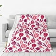 thumbnail image 1 of Balery Tulips Flowers Manta de Felpa Suave y Acogedora – Cobija de Franela Aterciopelada para Cama, Lavable y Cálida para Sofá, Mascotas, Transpirable-40"x30", 1 of 7