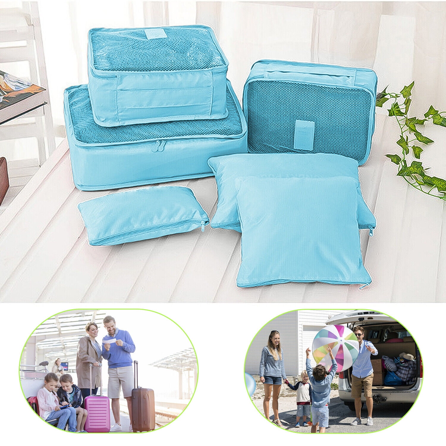 Waterproof Travel Storage Bags Luggage Organizer Bags Packing Cube