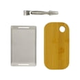 thumbnail image 4 of Pan Griddle Stovetop Plate W/ Serving tongs Barbecue for Restaurant kusrkot Sartén pequeña para barbacoa, 4 of 8