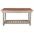thumbnail image 4 of Sunset Trading Cottage Wood Kitchen Island Sideboard in Cobblestone Beige, 4 of 6