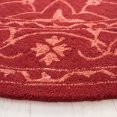 thumbnail image 3 of Safavieh Dip Dye Coleman Oriental Wool Area Rug, Red, 7' x 7' Round, 3 of 8