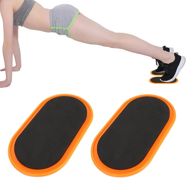 Yoga Slider,2Pcs Oval Yoga Sliding Fitness Sliding Disc Fitness Sliding  Disks Exceptional Value