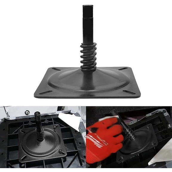 Boat Seat Pin Mount, Pedestal Pin Seat with Spring, Swivel Base for Jon and Bass Boats, Shock Post Stand, Compatible with Pole Seating