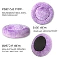 thumbnail image 4 of Exclusivo Mezcla Calming Donut Pet Bed for Large Dogs 36", Anti-Anxiety Plush Cozy Warming Dog Bed, Gradient Purple, 4 of 7