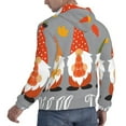 thumbnail image 6 of Sikiie Hello Fall Gnomes Men's Hoodie, Essentials Hoodie, Sweatshirt, Pullover Hooded Sweatshirt for Men-3X-Large, 6 of 7