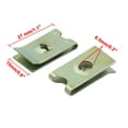 thumbnail image 2 of 8pcs Metal Screw Fastener Bumper Hood Fender Guard Rivets Clips, 2 of 3