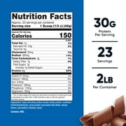 Nutricost Grass-Fed Whey Protein Isolate (Chocolate) 2LBS - Non-GMO, Gluten Free