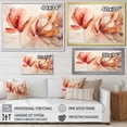 thumbnail image 4 of Designart "Apricot Blossom Waltz" Abstract Botanicals Wall Decor, 4 of 5