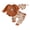 Brown, variant on RUINIXCW Western Baby Boy Cowboy Outfit My First Rodeo Newborn Baby Boy Hospital Coming Home Clothes Infant Highland Cow Print Long Sleeve Romper and Pants Hat Set