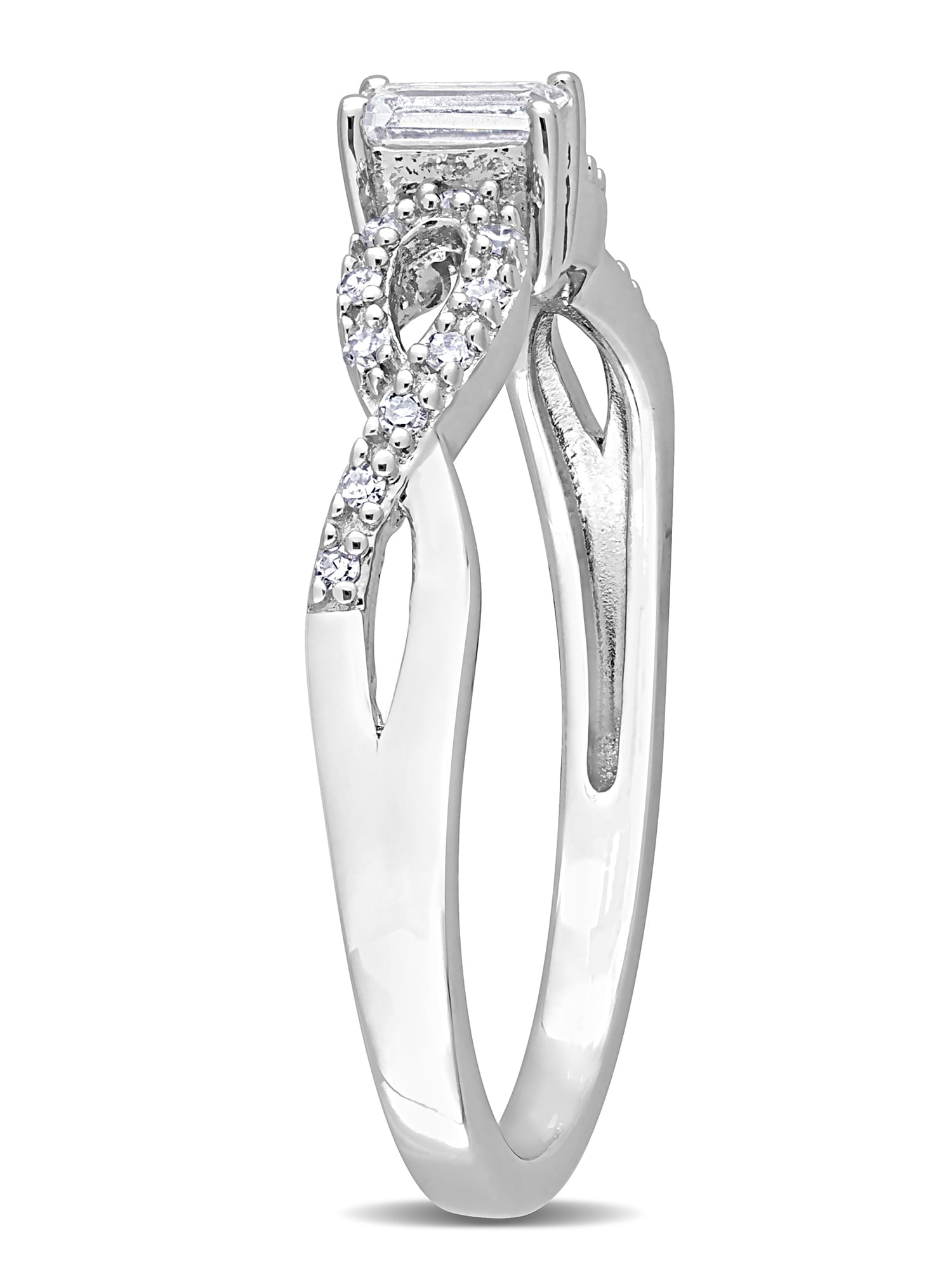 Everly Women's Created Sapphire and Created Sterling Silver Ring