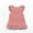 Pink, variant on Toddler Girl Shirts Ruffle Short Sleeve Baby Girl T-Shirts Kids Blouse, Ribbed Toddler Girl Tee Tops 12Months-7Years