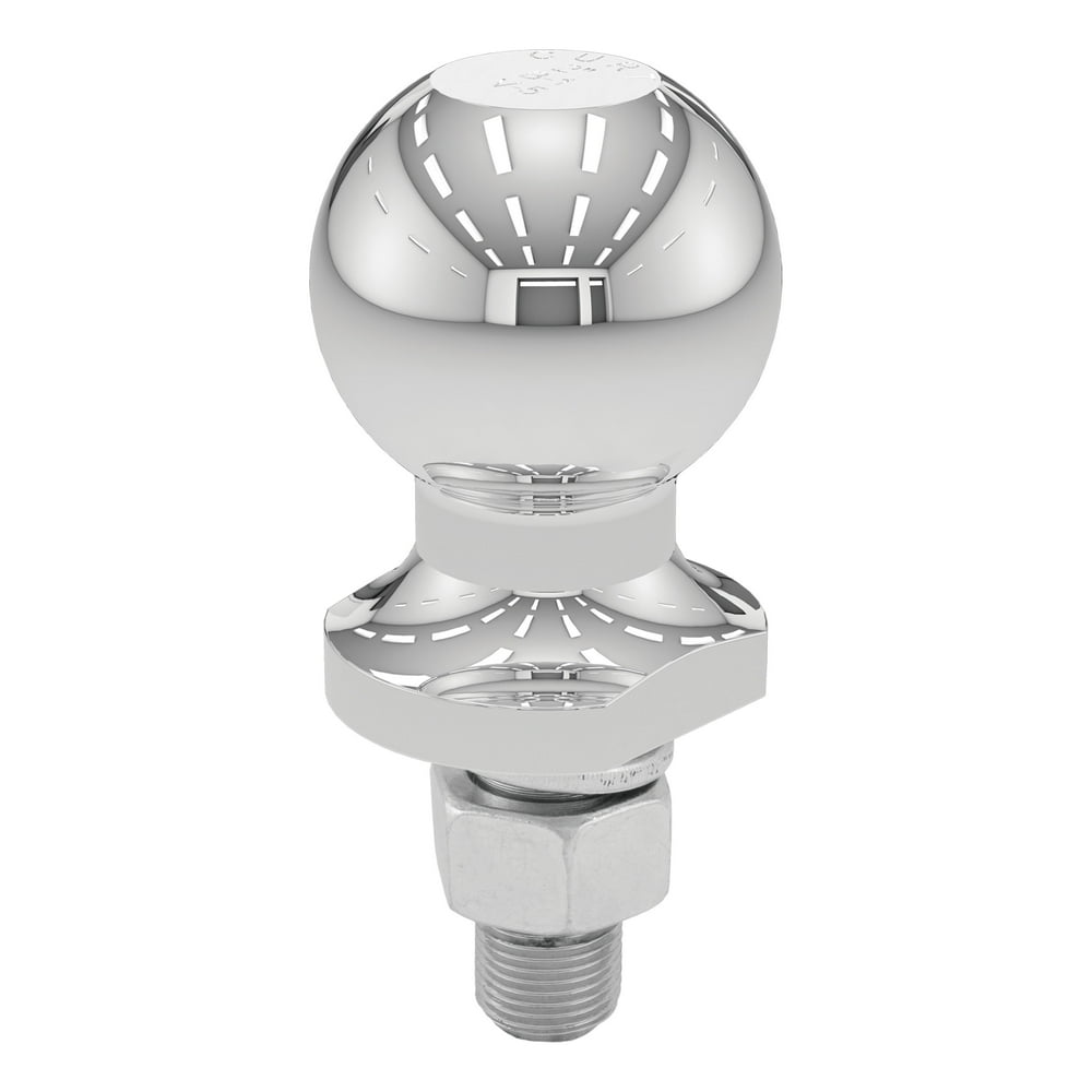 CURT 40097 Chrome ATV, UTV, Lawn Tractor Hitch Ball, 2,000 lbs, 2Inch