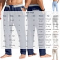 thumbnail image 3 of Gamivast Straight Leg Athletic Pants for Men with Zipper Pockets Elastic Drawstring Waist Lightweight Relaxed Fit Open Bottom Track Pants for Gym Travel and Outdoor Light Blue XXL, 3 of 6