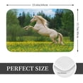 thumbnail image 2 of Sikiie Horse Rearing Up In The Field Print Flannel Anti-slip Floor Mat 16x24in, Thickened Dustproof Entrance Door Mat Floor Mat for Kitchen, Bathroom, Laundry Room, 2 of 7