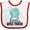 White and Red, variant on Inktastic Little World Traveler Boys or Girls Baby Bib
