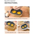 thumbnail image 4 of 1 Uds separador de yema de huevo aparato de cocina cojzlx separador de yema de huevo filtro separador de yema de huevo ER, 4 of 5
