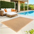 thumbnail image 2 of Koeckritz Rugs 4'x4' Soft Indoor/Outdoor Chestnut Bound Area Rug Lightweight, Easy to Clean & Move, 2 of 8