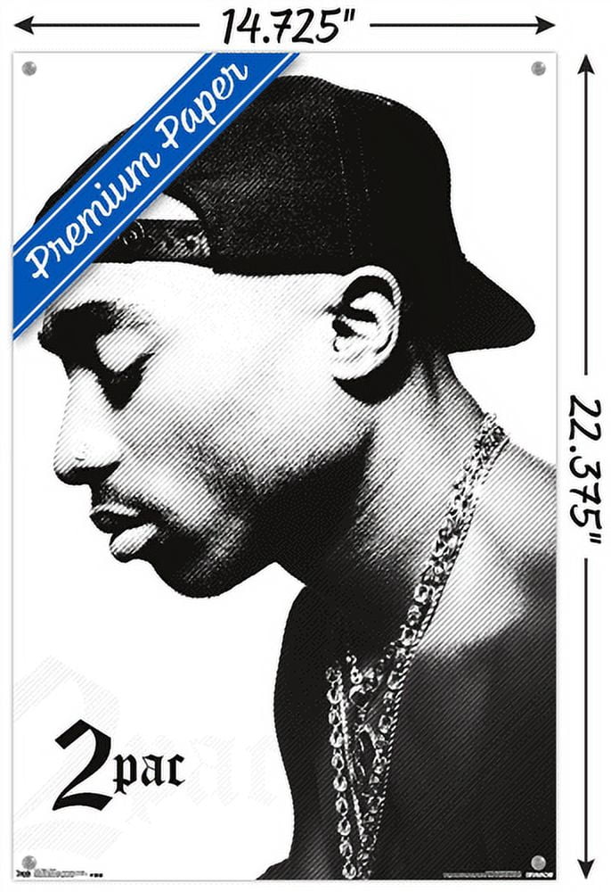Tupac - Profile Wall Poster, 14.725