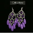 thumbnail image 3 of MiAmore Dangle-Earrings Silver-Tone/Purple, 3 of 4