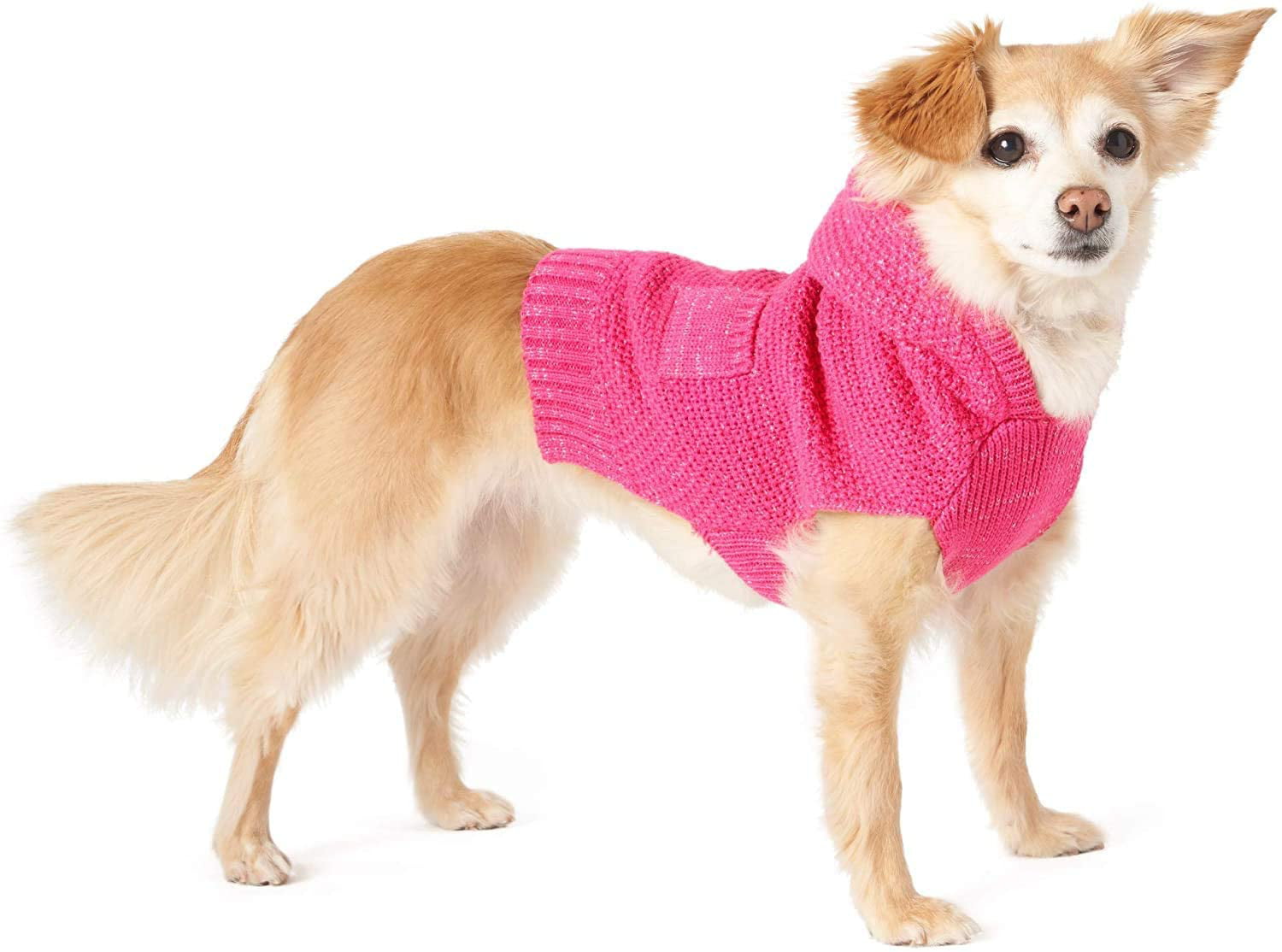 Alalaso Dog Hoodie Pink,XS Fleece Warm Sweatshirts Puppy Pet Clothes Letter Print Boss Coat Pet Apparel 
