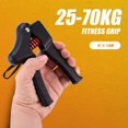 thumbnail image 4 of 25-70Kg Adjustable Heavy Hand Grip Fitness Hand Exerciser Wrist Increase Strength Spring Finger Pinch Carpal Expander,1*Fitness grip,black, 4 of 9