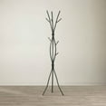 thumbnail image 3 of Metal Tree Branch Style Coat Rack with Multiple Hooks in Black, 3 of 5