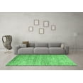 thumbnail image 3 of Ahgly Company Indoor Rectangle Oriental Emerald Green Modern Area Rugs, 2' x 3', 3 of 4