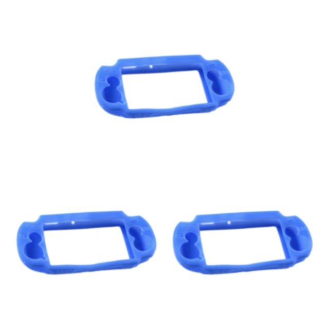 Becaristey PSV Shockproof Silicone Protective Case Long-term Dustproof Anti-scratch High Resilience Anti-static blue 3Set