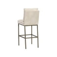 thumbnail image 5 of Home Square Paige 30" Modern Barstool with Brass Iron Legs in Cream - Set of 2, 5 of 5
