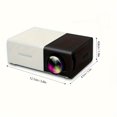 thumbnail image 2 of DEELLEEO Compact 3000+ Lumens HD Mini Projector - Vivid 3D Visuals  Broad Compatibility  with Handy Remote for Home Cinema, 2 of 7