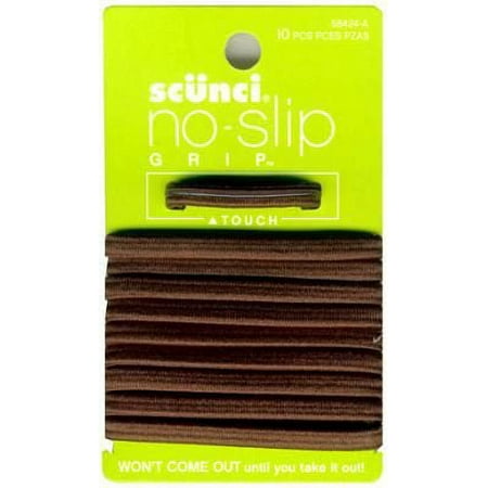 scunci n/s elastic brown, 0.6 ounce