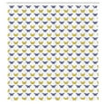 thumbnail image 3 of Ambesonne Animals Shower Curtain, Natural Butterflies Pattern, 69"Wx70"L, Yellow Violet Blue and White, 3 of 5