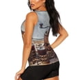 thumbnail image 3 of Lsque Oil Lamp Coffee Beans Printed Workout Tank Tops for Women, Athletic Sports Tank Tops, Compression Sleeveless Dry Fit Shirts,Sleeveless Yoga Shirt-Large, 3 of 9