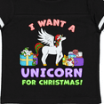 thumbnail image 4 of Inktastic I Want a Unicorn for Christmas with Presents Boys or Girls Toddler T-Shirt, 4 of 5