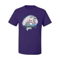 thumbnail image 2 of Wild Bobby, Mermazing Mermicorn Cute Gift Women Girls, Streetwear, Men's Graphic Tees, Purple, 3XL, 2 of 3