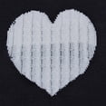 thumbnail image 4 of Women Sweaters Heart Front Crew Neck Long Sleeve Knitted Pullover Sweater, 4 of 7