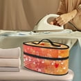 thumbnail image 2 of HELLHERO Maple Leaf Musical Note Dustproof Travel Iron Storage Bag 11.8x6.69x5.5 Inches Polyester, Bag Only, 2 of 6