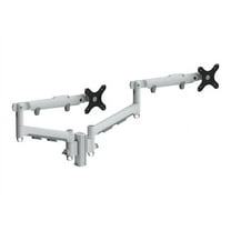 Atdec Dynamic Dual Monitor Desk Mount Arm Silver AWMS2D13FS