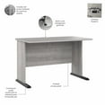 thumbnail image 6 of Studio A 48W Computer Desk in Platinum Gray - Engineered Wood, 6 of 7