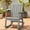 Gray, variant on Homall Outdoor Rocking Chair Resin All-Weather Resistant High-Back Rocker for Patio, Garden