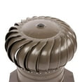 thumbnail image 5 of 12 in. Weathered Wood Galvanized Steel Internally Braced Dual-Bearing Wind Roof Turbine, 5 of 5