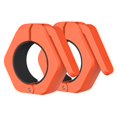 thumbnail image 3 of 2 Piezas Collares de Barra Abrazaderas de Pesas Diámetro Interior 50 mm Bloqueo para Barra de Mancuernas Abrazaderas de Barra de Pesas Antideslizantes naranja, 3 of 8