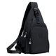 thumbnail image 2 of Bolsa pectoral de tela | Mochila ligera multifuncional | Organizador de gran capacidad | Bolsillo delantero con cremallera | Multiusos para viajes, gimnasio, ciclismo, negocios, actividades al aire, 2 of 7