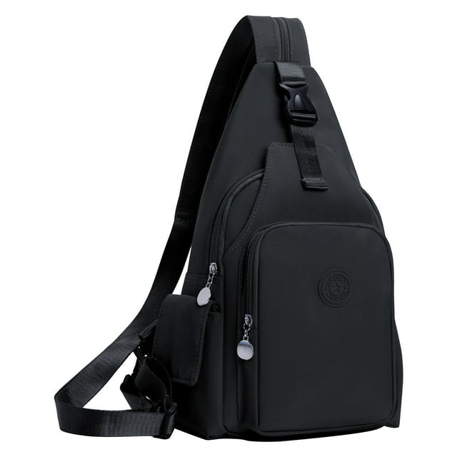 TACILIP Sac à Dos Bandoulière pour Femmes, Mini Sac à Dos Convertible, Sac de Poitrine pour Randonnée et Voyage