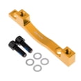 thumbnail image 1 of 8 "aleación uminio bicicleta adaptador de montaje de freno de disco accesorios de piezas de engranaje Oro Macarena Adaptador de freno de disco de bicicleta, 1 of 8